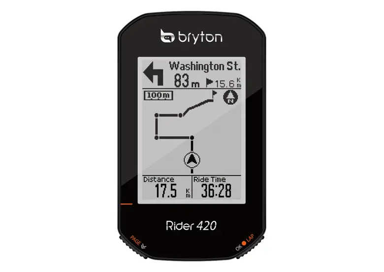 Nawigacja rowerowa BRYTON Rider 420T
